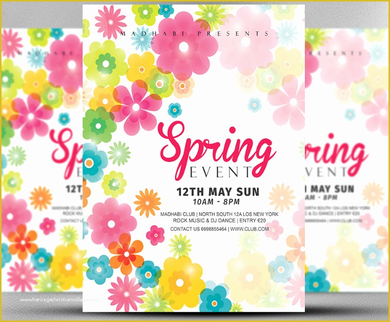 Spring Invitation Templates Free Of 11 Spring Invitation Designs & Templates Psd Ai