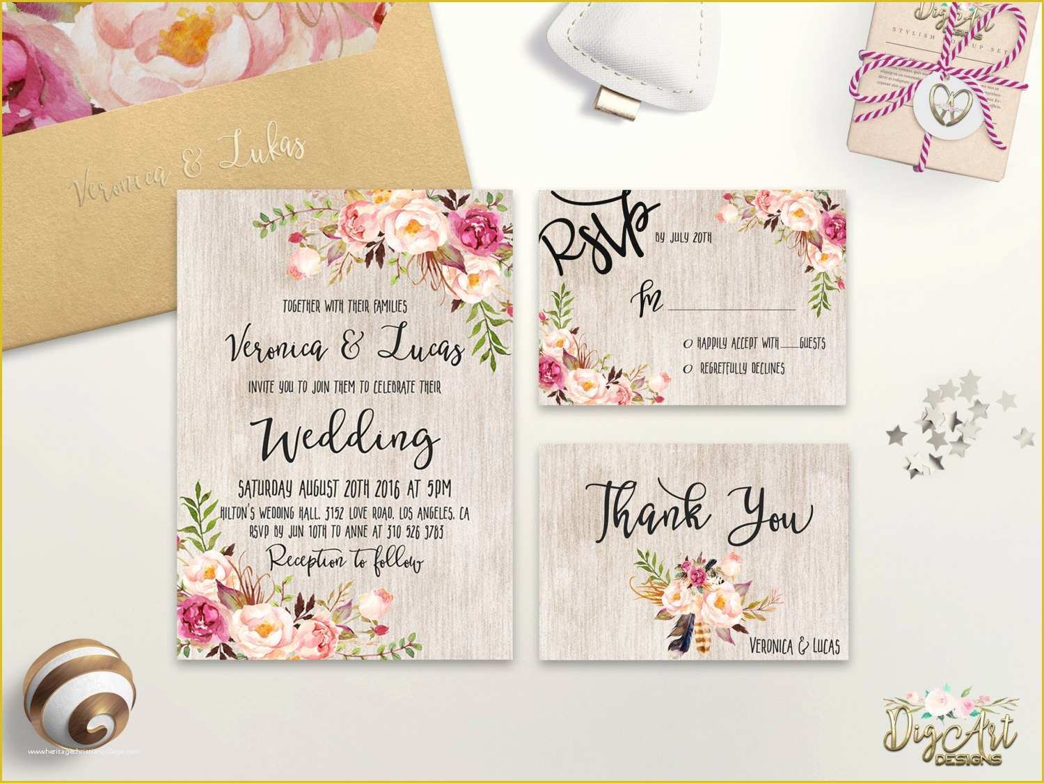 Spring Invitation Templates Free Of Floral Wedding Invitation Printable Rustic Wedding Invitation