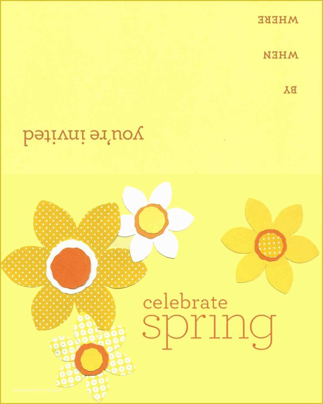 Spring Invitation Templates Free Of Party Invitation Clip Art and Templates