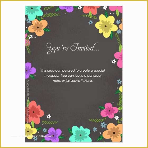 Spring Invitation Templates Free Of Spring Party Invitations & Cards On Pingg