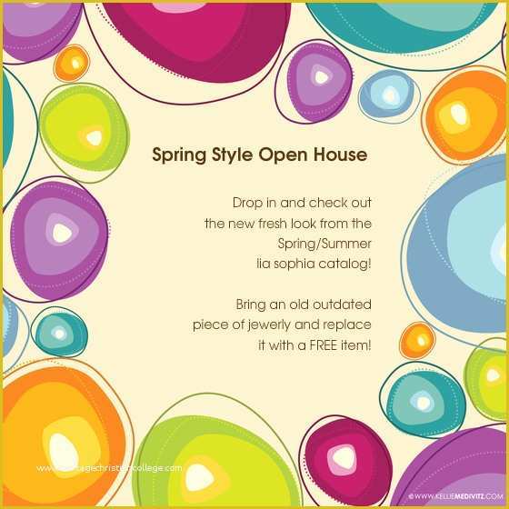 Spring Invitation Templates Free Of Spring Style Open House Line Invitations & Cards by