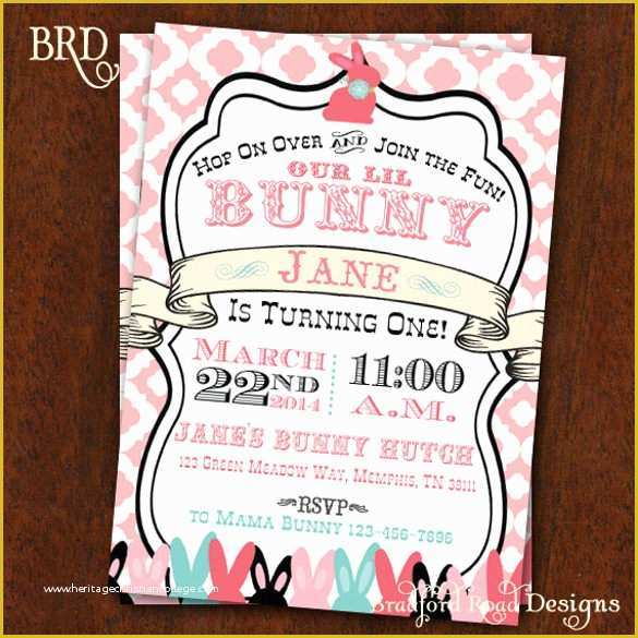 Spring Party Invitation Templates Free Of 32 Easter Invitation Templates – Free Sample Example