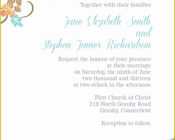 Spring Party Invitation Templates Free Of Spring Floral Border Invitation Template ← Wedding