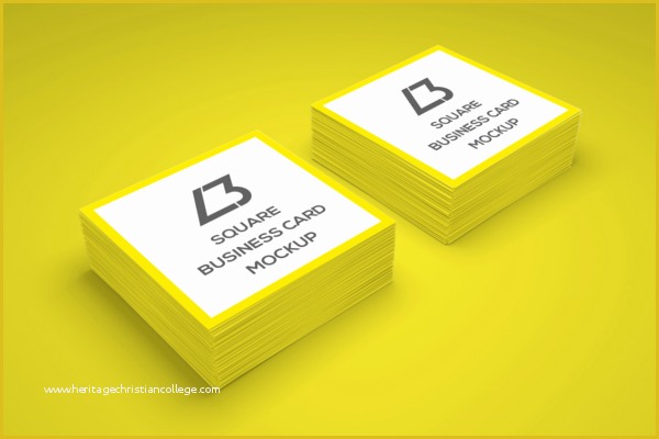 Square Business Card Template Free Of 53 Square Business Card Templates Free Psd Word Designs