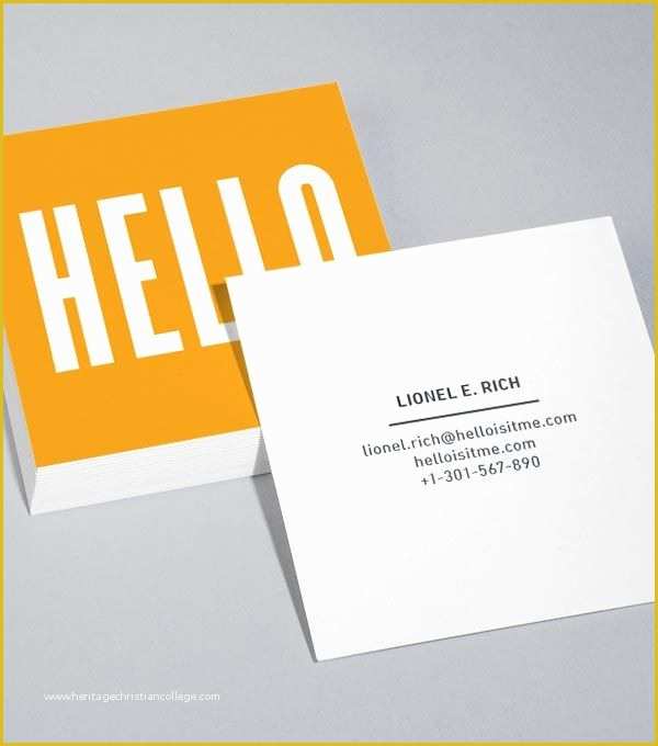 Square Business Card Template Free Of Best 25 Square Business Cards Ideas On Pinterest