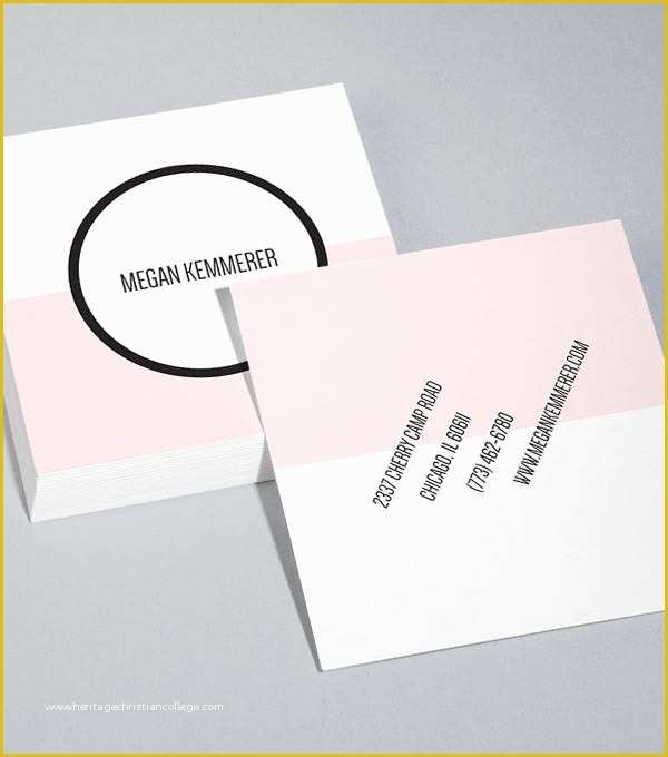 Square Business Card Template Free Of Browse Square Business Card Design Templates
