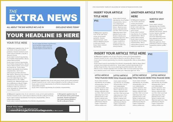 Staff Newsletter Templates Free Of 13 Free Newsletter Templates You Can Print or Email as Pdf