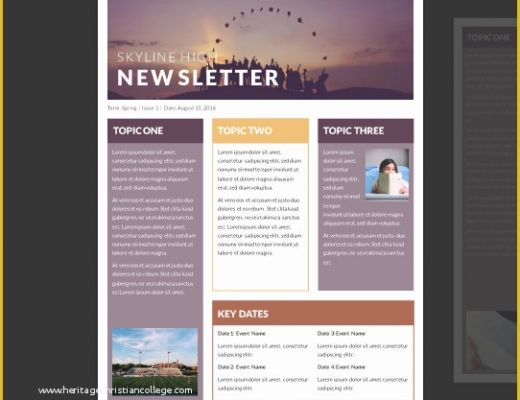 Staff Newsletter Templates Free Of 15 Free Microsoft Word Newsletter Templates for Teachers