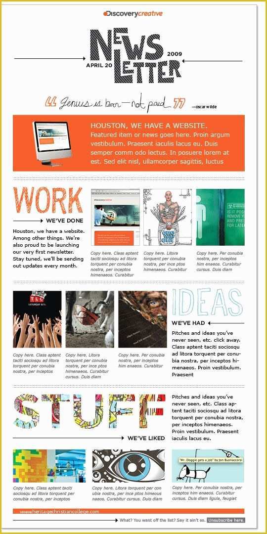 Staff Newsletter Templates Free Of Best 25 Newsletter Design Ideas On Pinterest