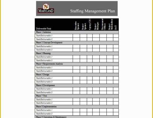 Staffing Template Excel Free Of 8 Staffing Plan Template Pdf Doc Xlsx