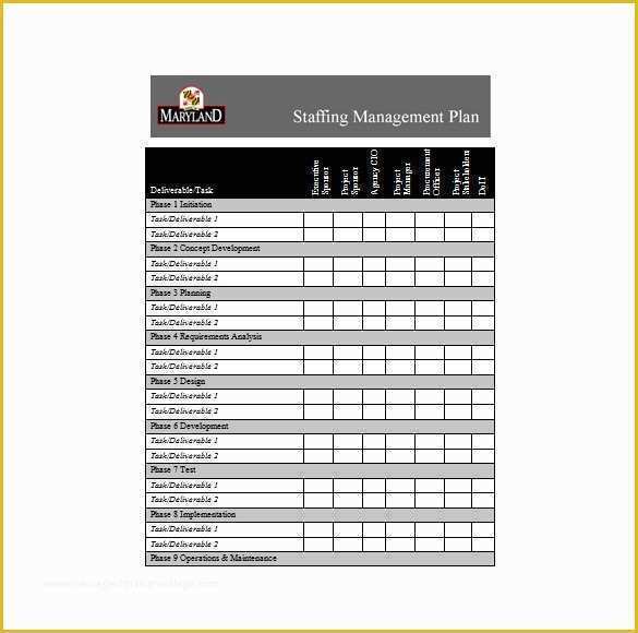 Staffing Template Excel Free Of 8 Staffing Plan Template Pdf Doc Xlsx