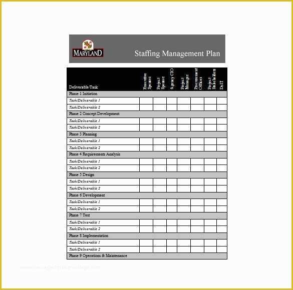 Staffing Template Excel Free Of Staffing Plan Template Excel