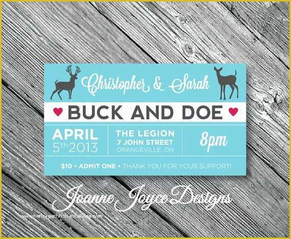 Stag Tickets Template Free Of 13 Best Jack and Jills Images On Pinterest