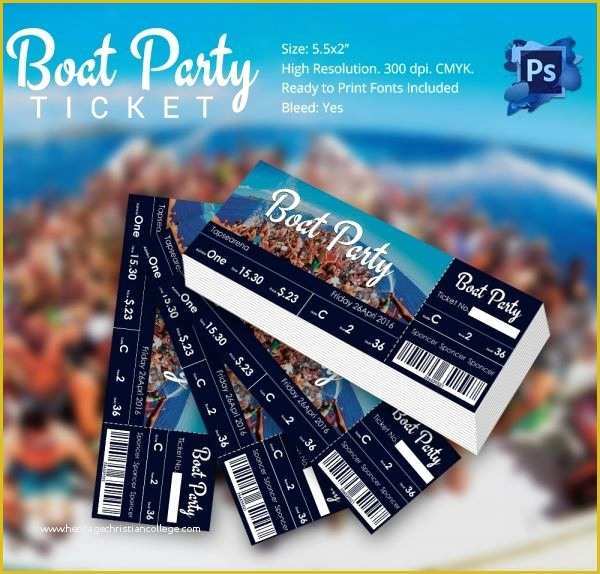 stag-party-tickets-templates