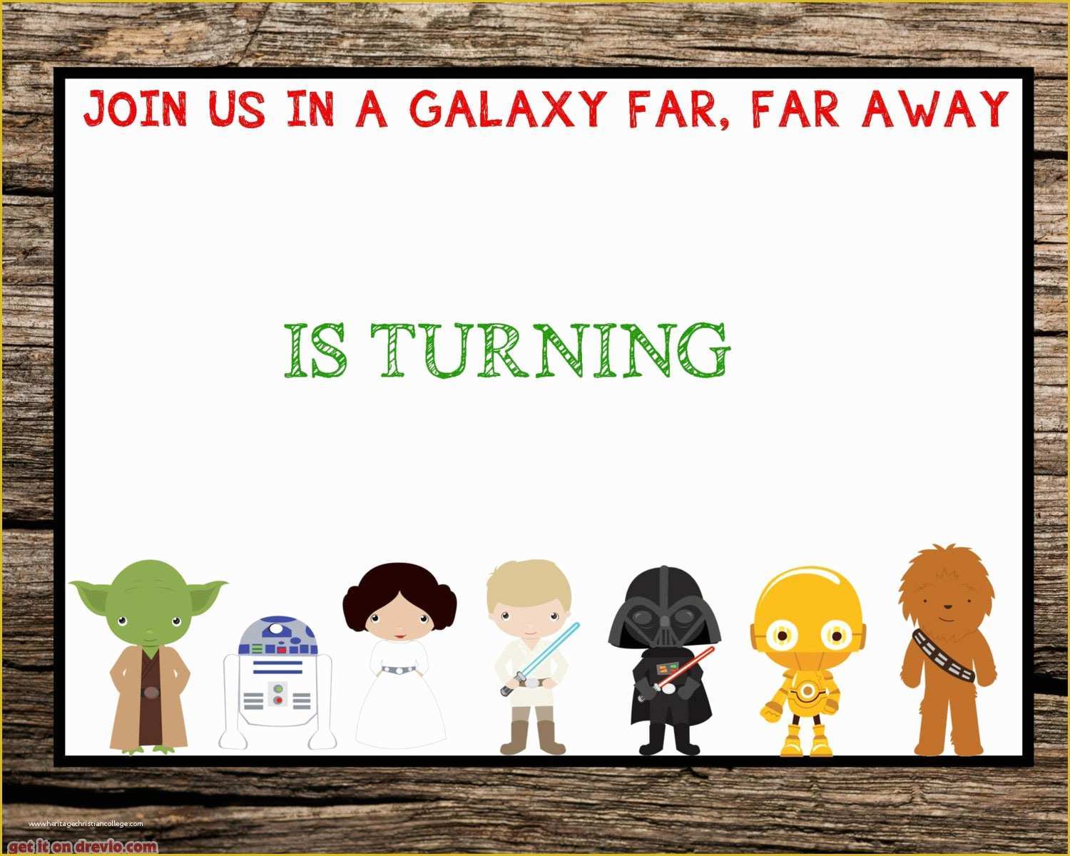 Star Invitation Template Free Of Free Printable Star Wars Birthday Invitation – Free
