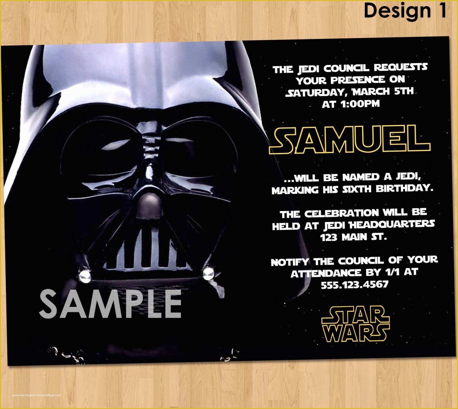 Star Invitation Template Free Of Free Star Wars Birthday Invitations – Free Printable