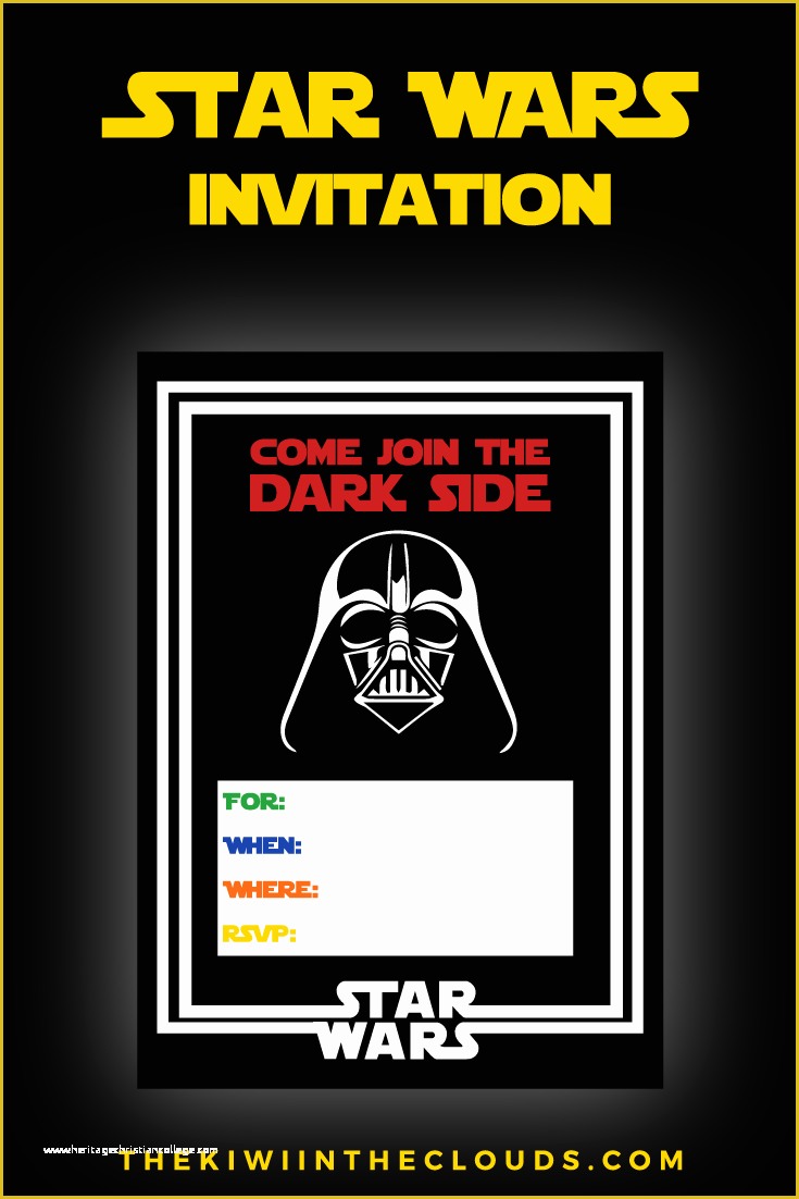 Star Invitation Template Free Of Star Wars Party Printables A No Stress Way to A Galactic