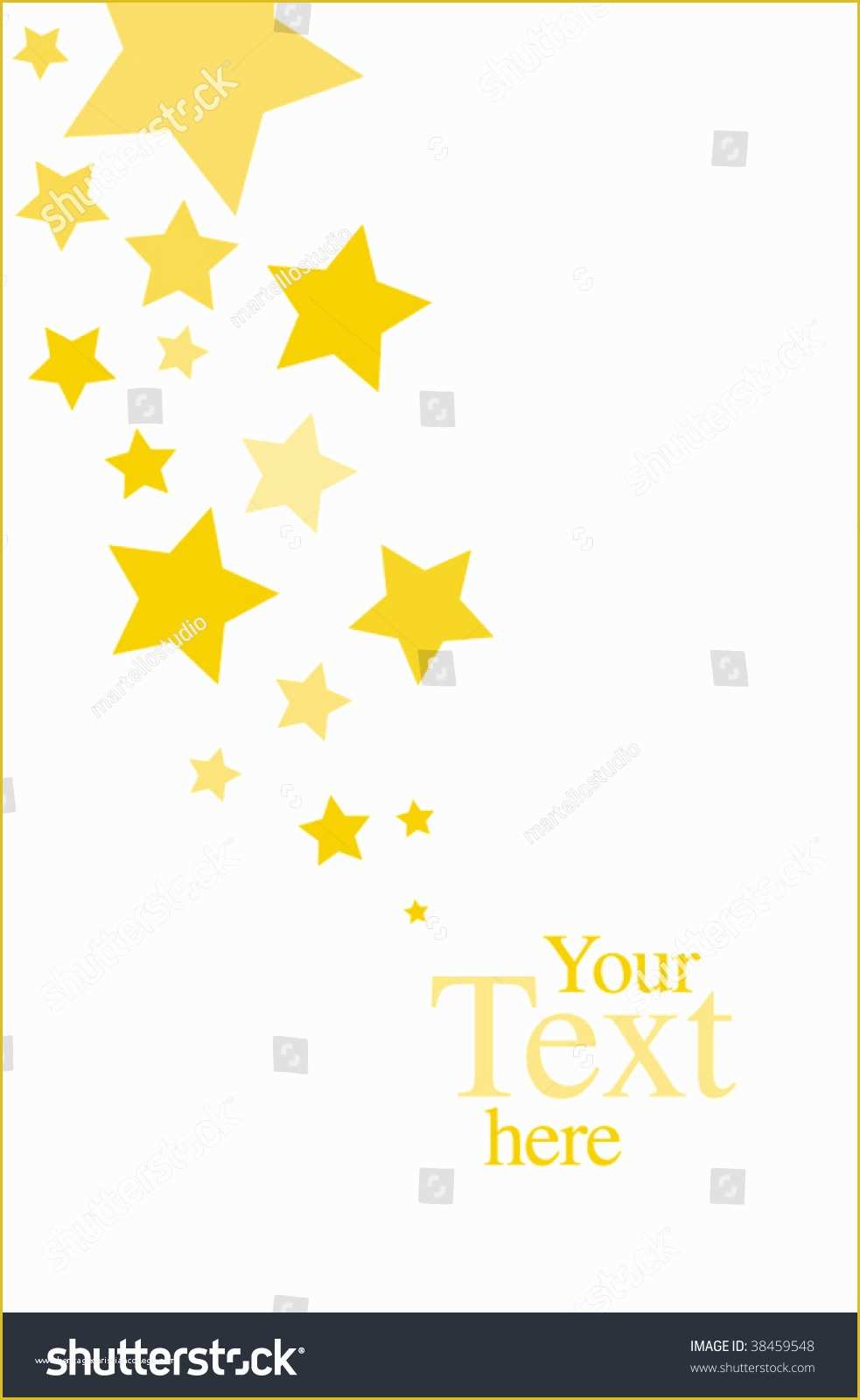 Star Invitation Template Free Of Stars Invitation Template Stock Vector Shutterstock