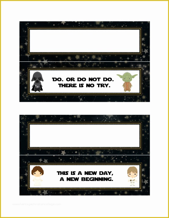 Star Wars Food Labels Template Free Of Star Wars Back to School Free Printables Ion Rings