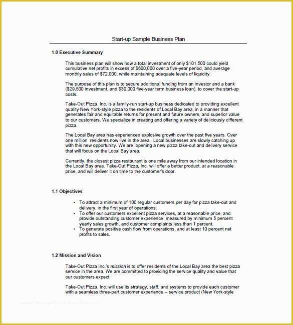 Startup Business Plan Template Free Download Of Startup Business Plan Template 19 Word Excel Pdf