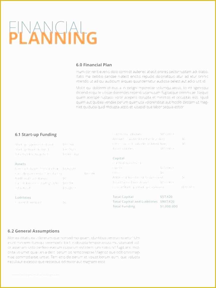 Startup Business Plan Template Free Download Of Startup Plan Template Personal Startup Business Plan