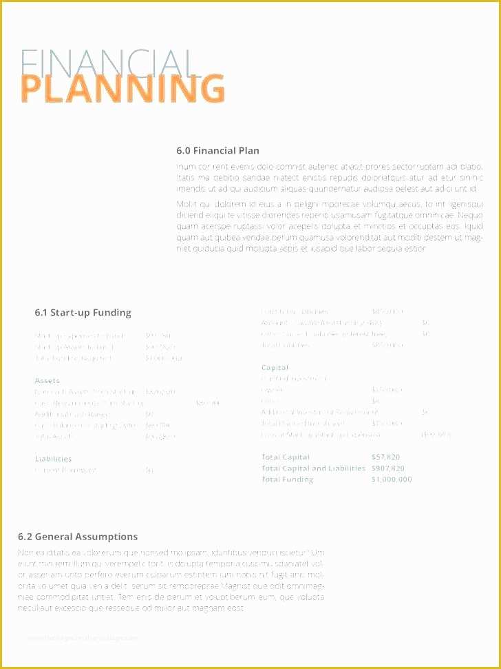 Startup Business Plan Template Free Download Of Startup Plan Template Personal Startup Business Plan