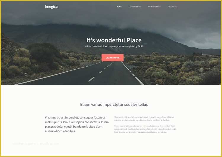 Startup Website Template Free Of Imagica Free Bootstrap Startup Website Template Ease