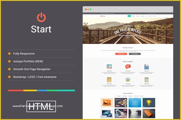 Startup Website Template Free Of Start Responsive E Page Template Website Templates