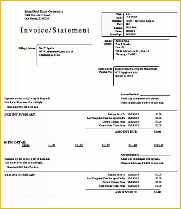 Statement Of Invoices Template Free Of 10 Gym Invoice Samples & Templates Pdf Excel