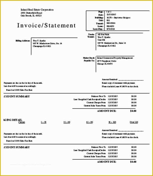 Statement Of Invoices Template Free Of 10 Gym Invoice Samples & Templates Pdf Excel