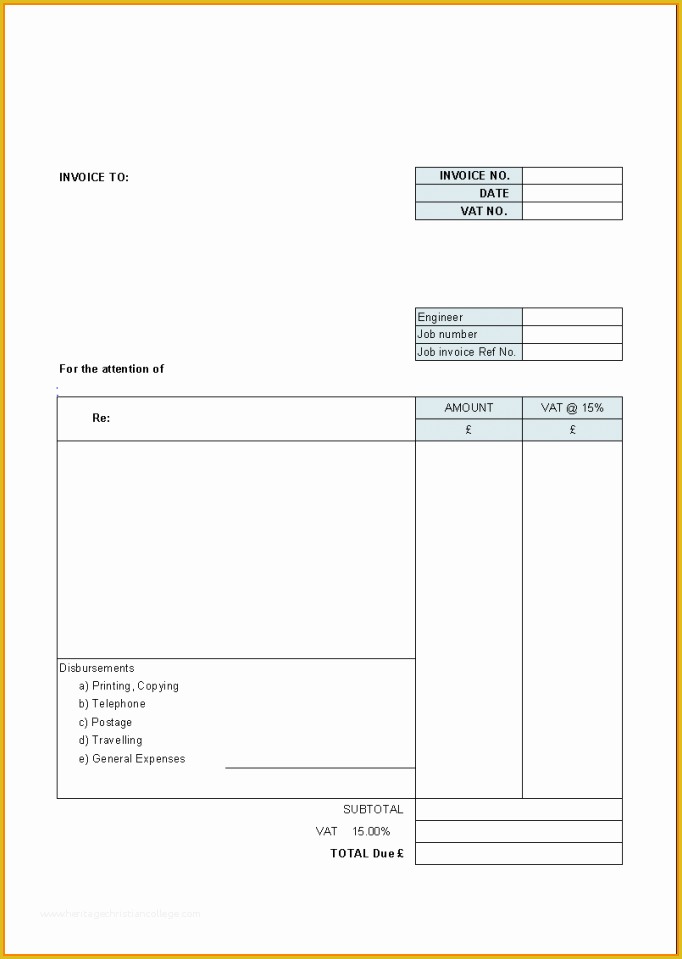 Statement Of Invoices Template Free Of 8 Blank Billing Statement