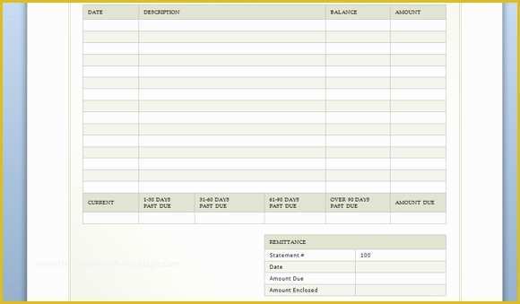 Statement Of Invoices Template Free Of Billing Sheet Template for Word