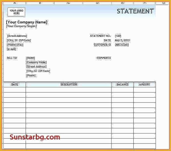 Statement Of Invoices Template Free Of Statement Of Invoices – Kinumakiub