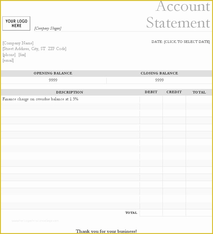 Statement Template Free Download Of Bank Statement Template Download Free