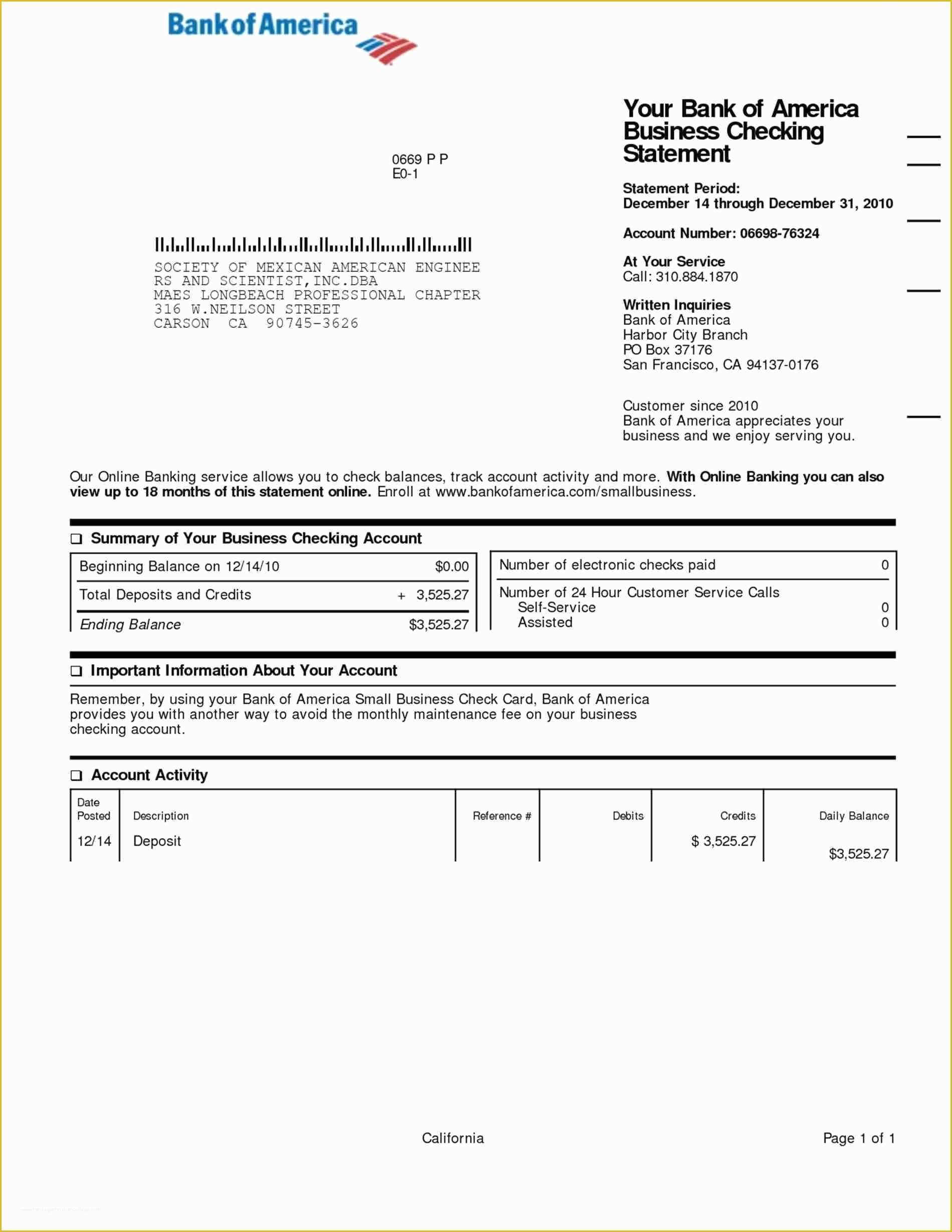 Statement Template Free Download Of Fake Bank Statement Template Download 6fbdf47b0c50