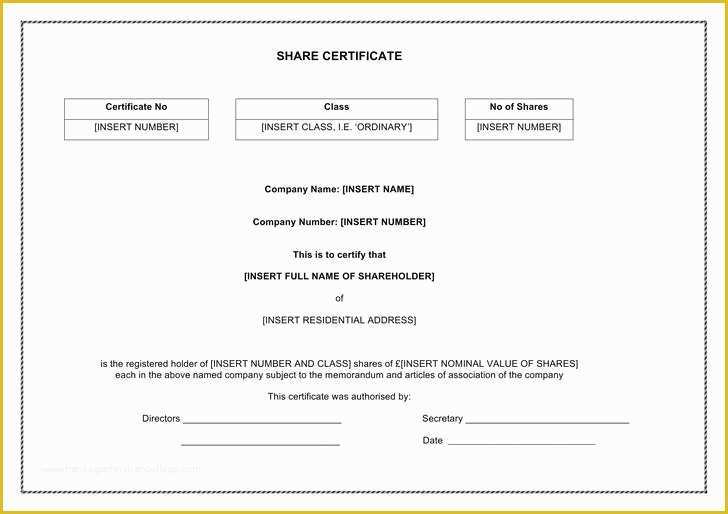 Stock Certificate Template Free Download Of 21 Stock Certificate Template Free Download