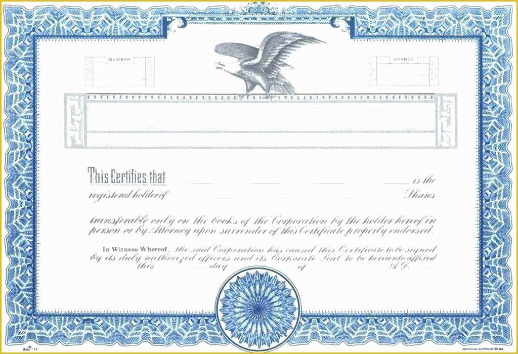 Stock Certificate Template Free Download Of Certificate Template Certificate Template Word