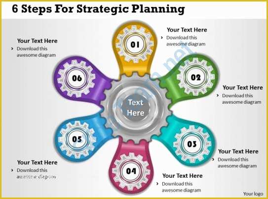Strategic Plan Powerpoint Template Free Of 1013 Business Ppt Diagram 6 Steps for Strategic Planning