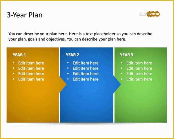 Strategic Plan Powerpoint Template Free Of 3 Year Strategic Plan Powerpoint Template is A Free