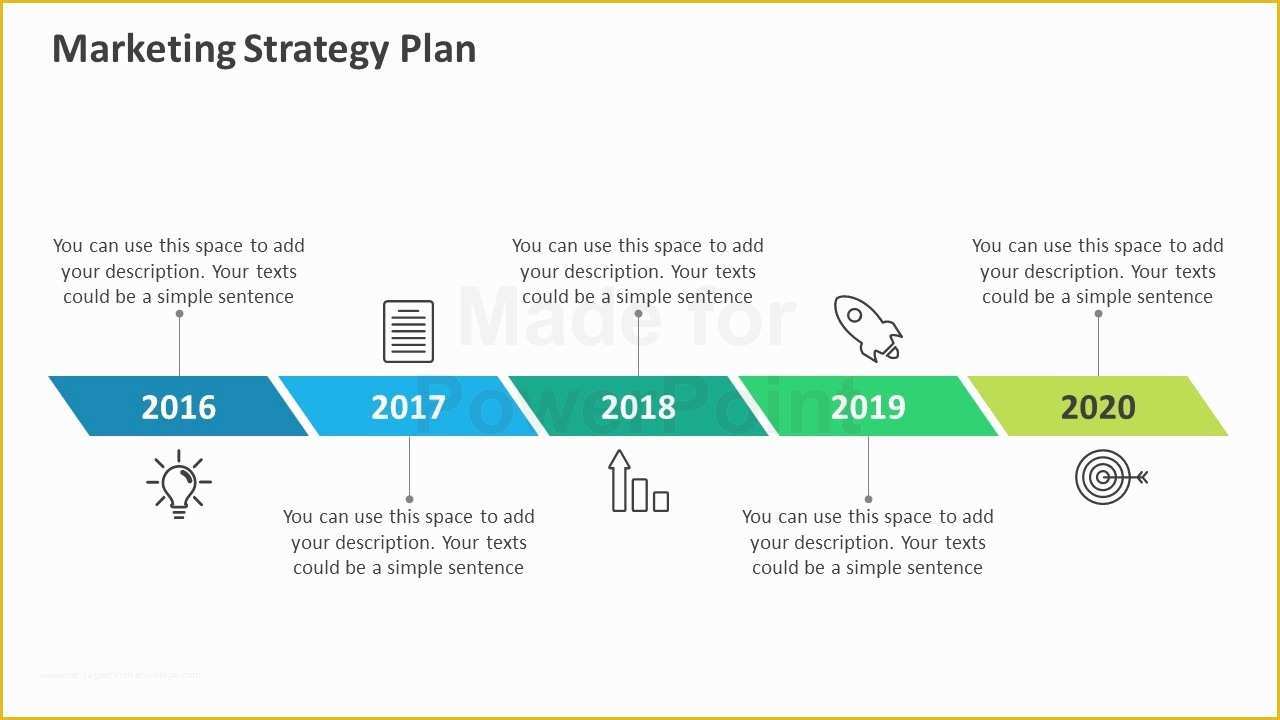 Strategic Plan Powerpoint Template Free Of Marketing Strategy Plan Editable Powerpoint Template