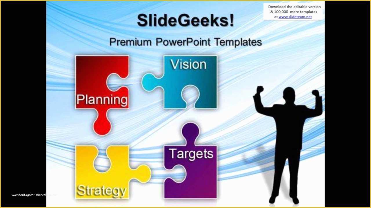 Strategic Plan Powerpoint Template Free Of Puzzle Strategy Planning Business Powerpoint Templates and