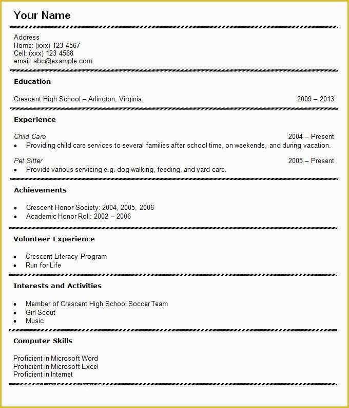 Student Resume Template Free Of 36 Student Resume Templates Pdf Doc