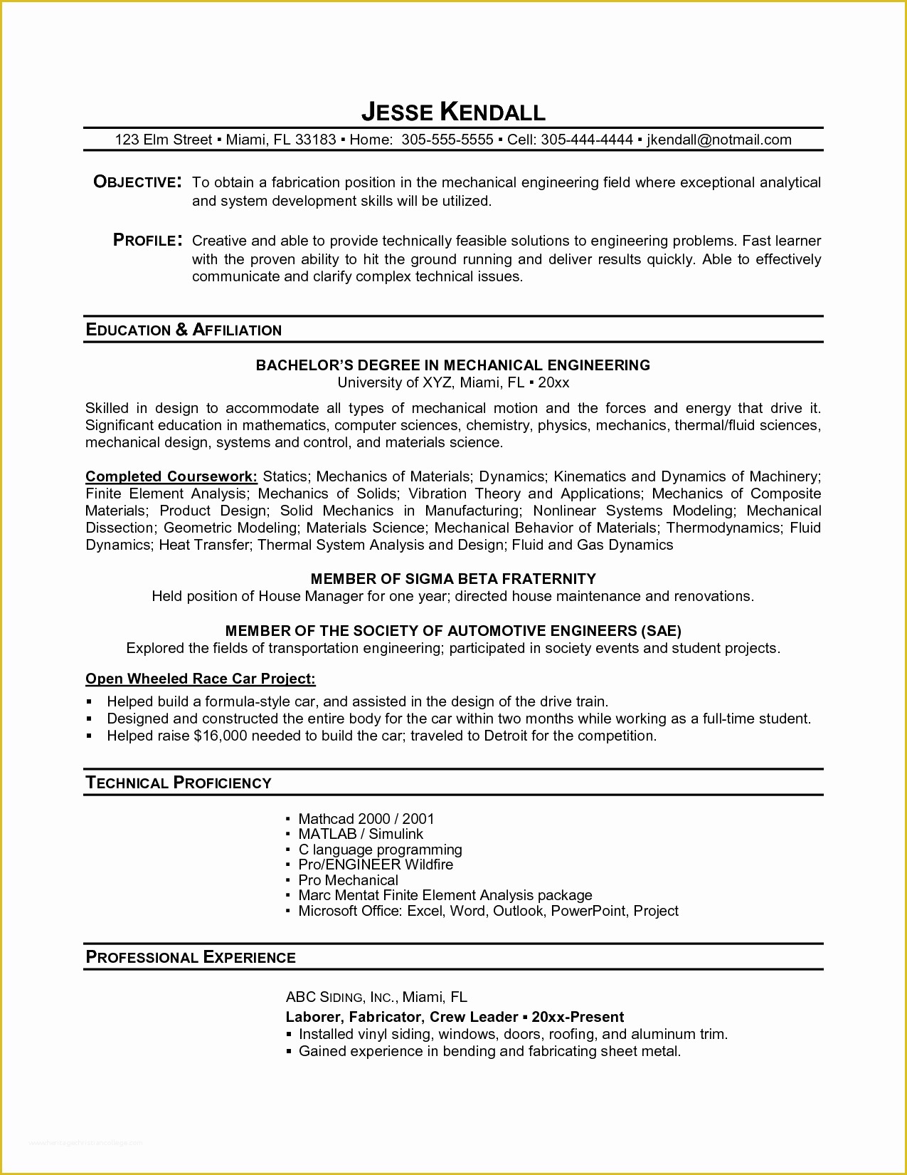 Student Resume Template Free Of Resume Examples Student Examples Collge High School