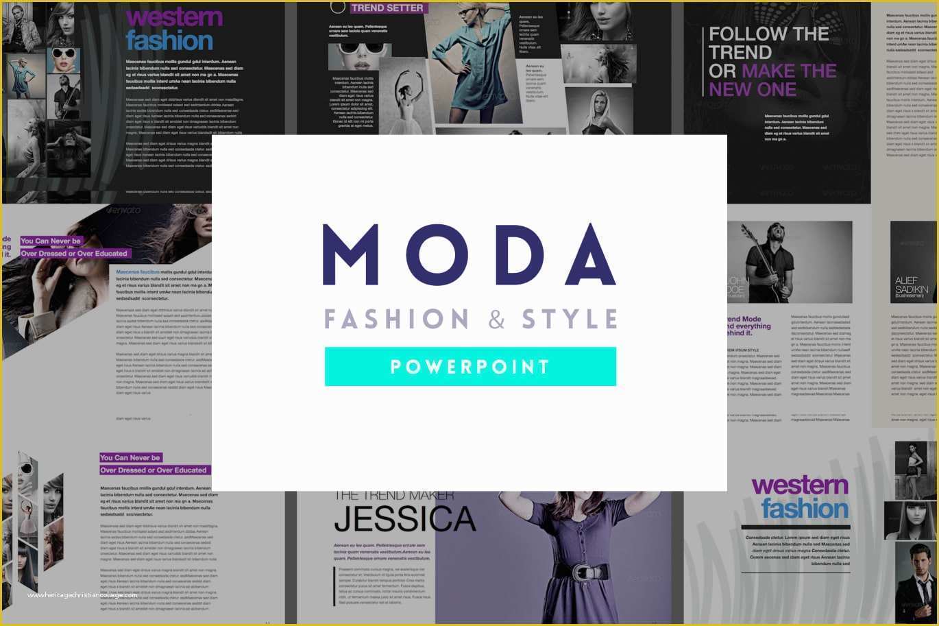 Stylish Ppt Templates Free Download Of Moda Fashion & Style Powerpoint Template by Slidehack On