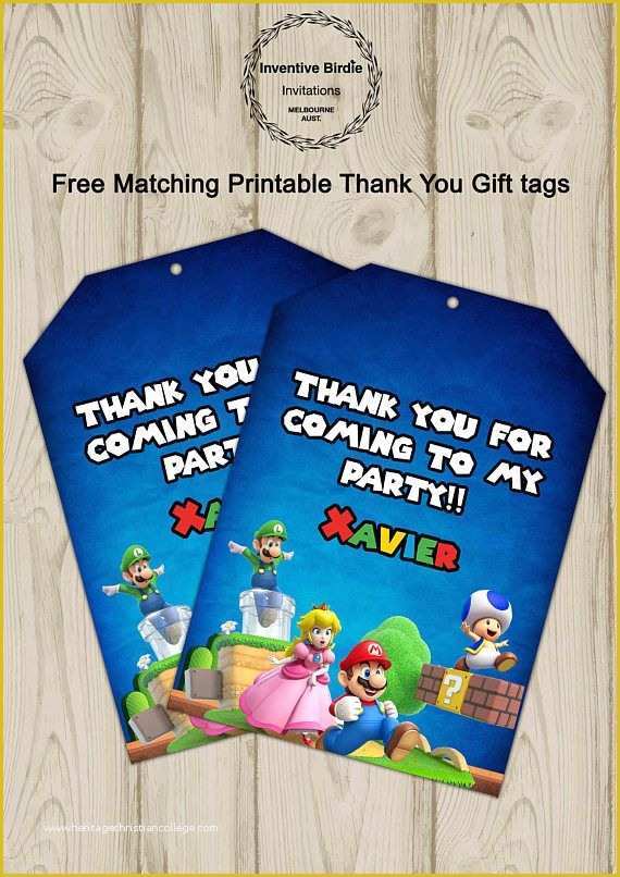 Super Mario Invitations Template Free Of 34 Super Mario Invitations Template Free – Free Invitation