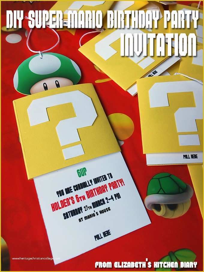 51 Super Mario Invitations Template Free