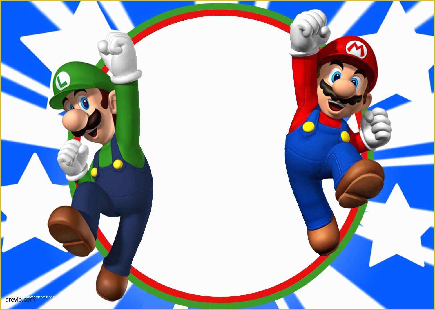 Super Mario Invitations Template Free Of Free Printable Super Mario Bros Invitation Template