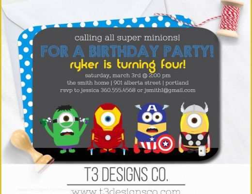 Superhero Invitation Template Free Of 30 Superhero Birthday Invitation Templates Psd Ai