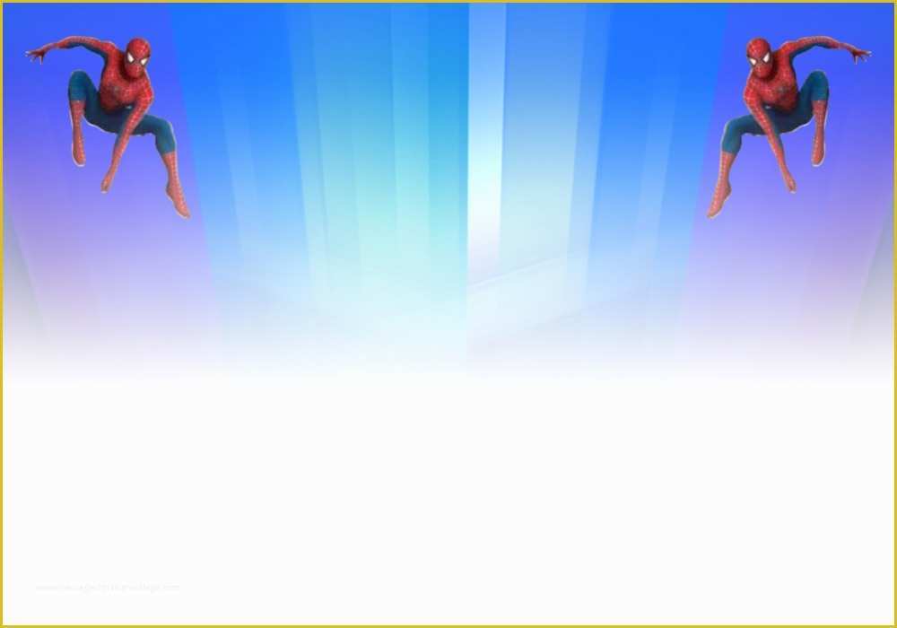Superhero themed Powerpoint Template Free Of Blue Background Spiderman Cartoon Power Point Backgrounds