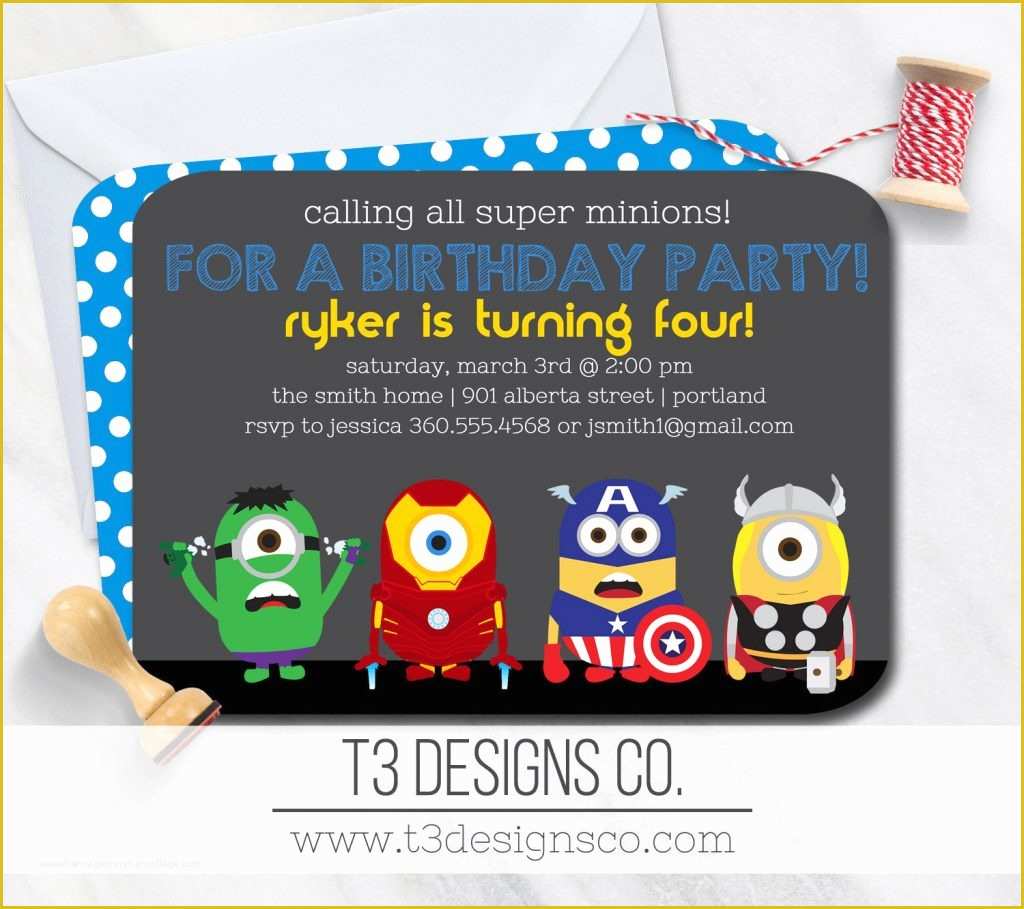 Superhero themed Powerpoint Template Free Of Templates Free Printable Superhero Birthday Invitation